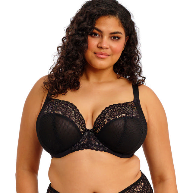 Tiernie Plunge Bh Stretch Black