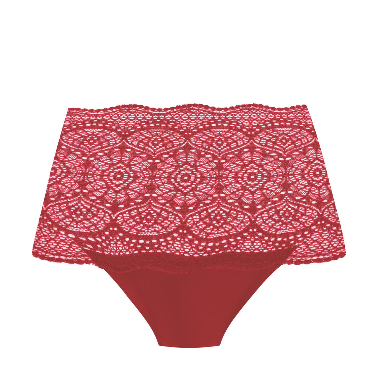 Lace Ease Invisible Maxitrosa Red One Size